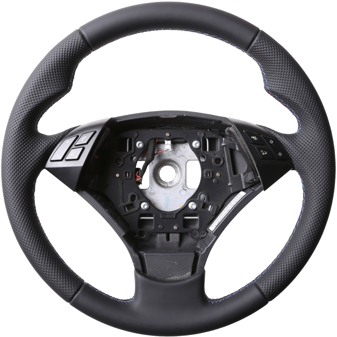 BMW Lenkrad E60 E61 Daumenauflagen Kombibezug M-Naht