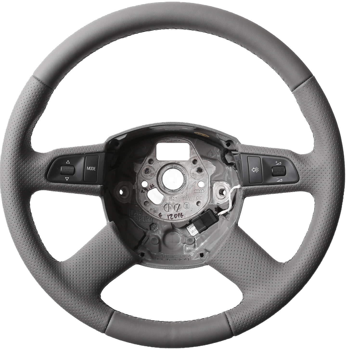 Audi Lenkrad A3 A4 A6 A8 Q5 Q7 Klassisch Grau Kombibezug Naht grau