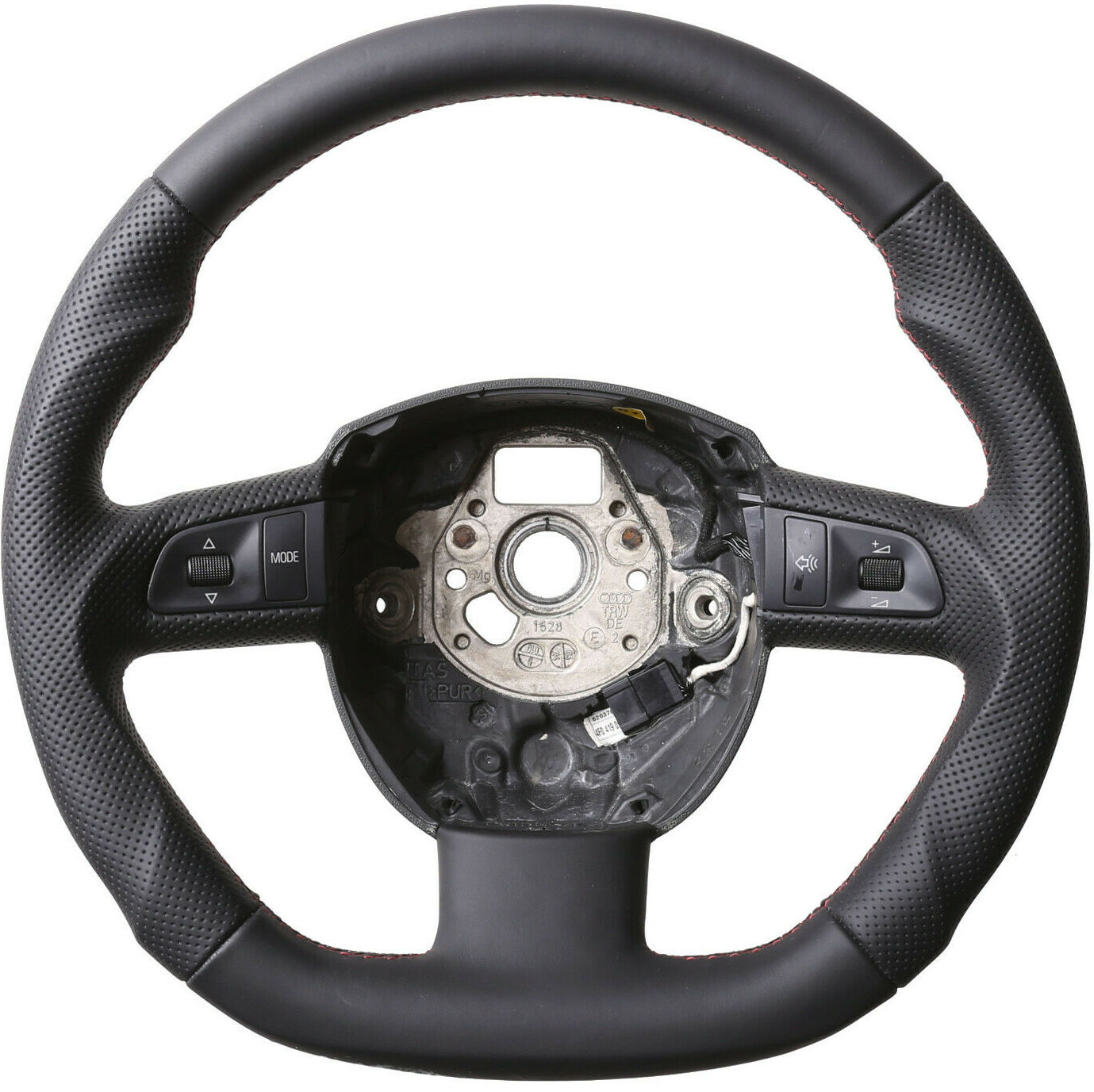 Audi Lenkrad A3 A4 A5 A6 A8 Q5 Q7 Abgeflacht Leder Kombibezug Naht S-Line