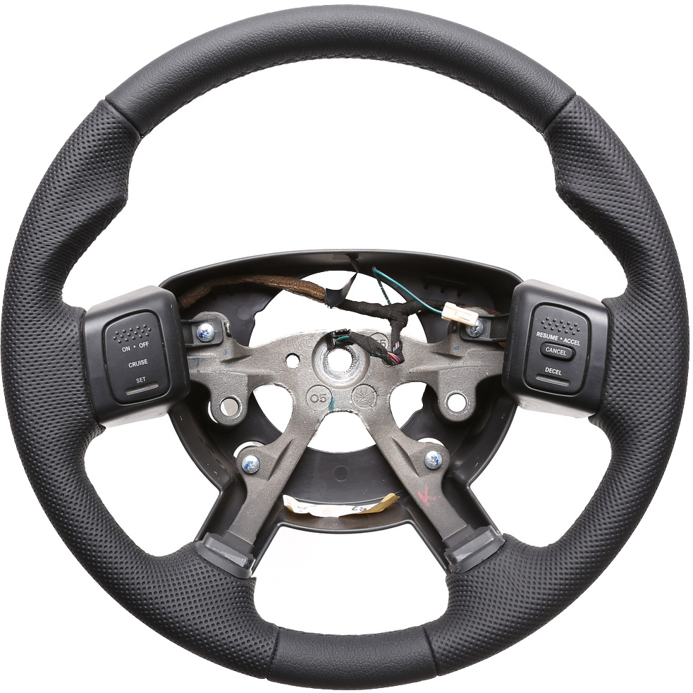 Dodge Lenkrad Durango Daumenauflagen Kombibezug genarbt Naht schwarz