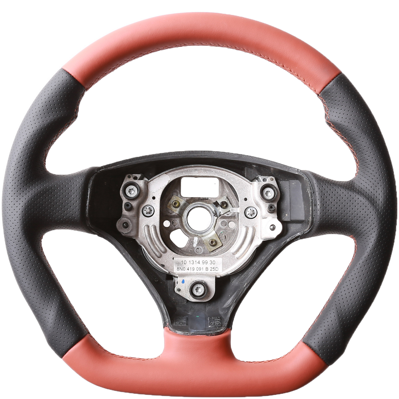 Audi Lenkrad TT Sport Roadster Cabriolet Abgeflacht Kombibezug mokassin Naht mocassin