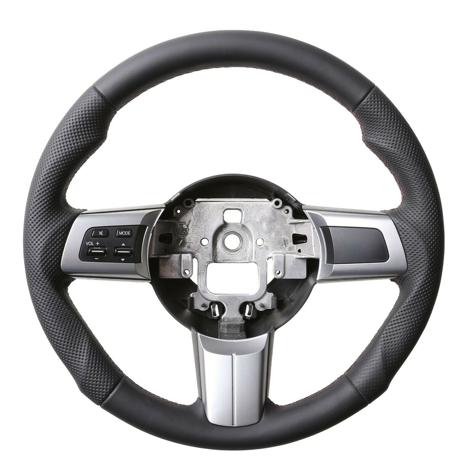 Mazda Lenkrad MX 5 Tuning Kombibezug Naht dunkelrot