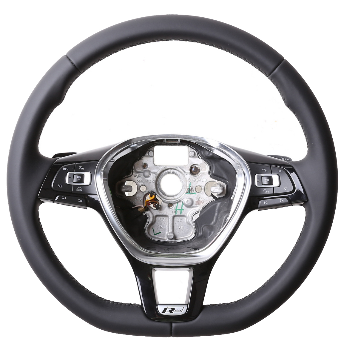 VW Lenkrad Golf 7 Passat B8 Arteon Amarok Caddy Touareg Sharan nur Nappa Naht schwarz