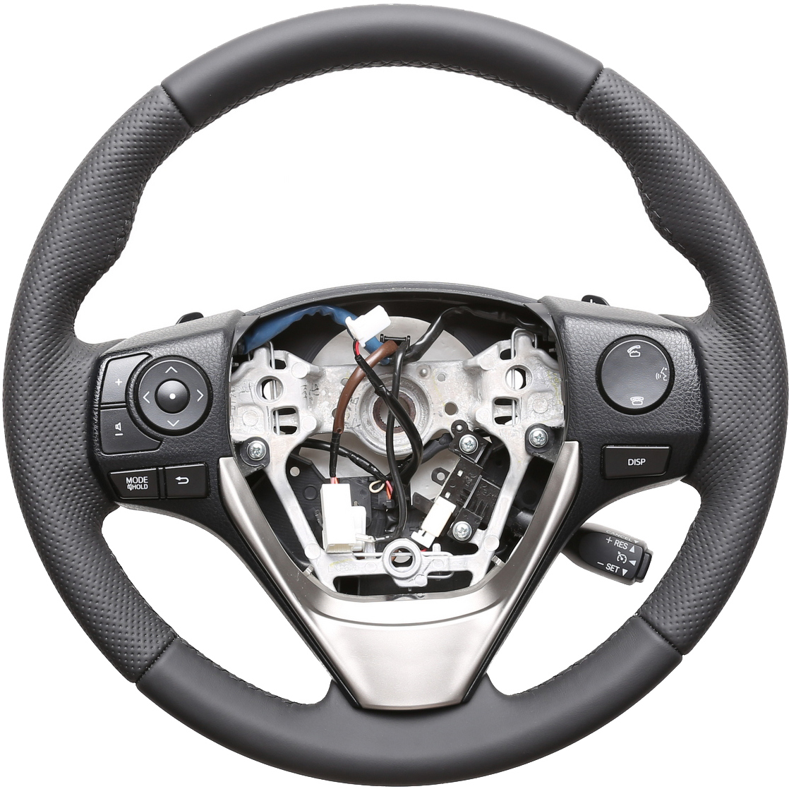 Toyota Lenkrad Corolla Yaris Kombibezug Naht schwarz