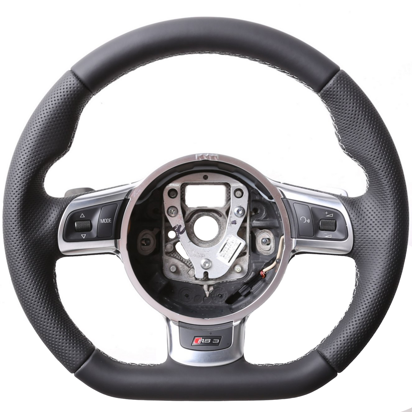 Audi Lenkrad TT TTS TTRS 8J A3 A8 S3 8P R8 RS Kombibezug Naht silber