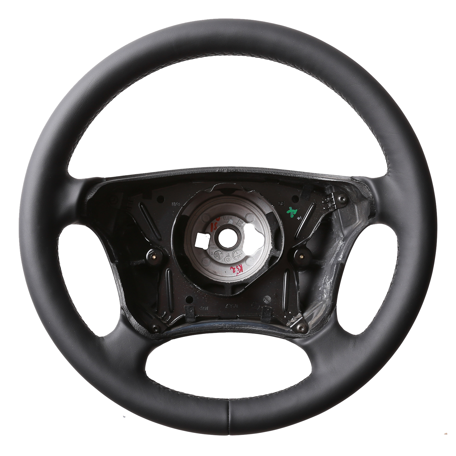 Mercedes Lenkrad W210 E Klasse W208 CLK Klassisch nur Nappa Naht schwarz