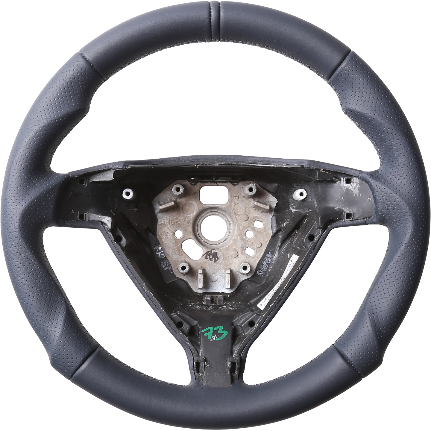 Porsche Lenkrad 911 997 Boxster Cayman Tuning blau 12Uhr Markierung blau Kombibezug Naht blau