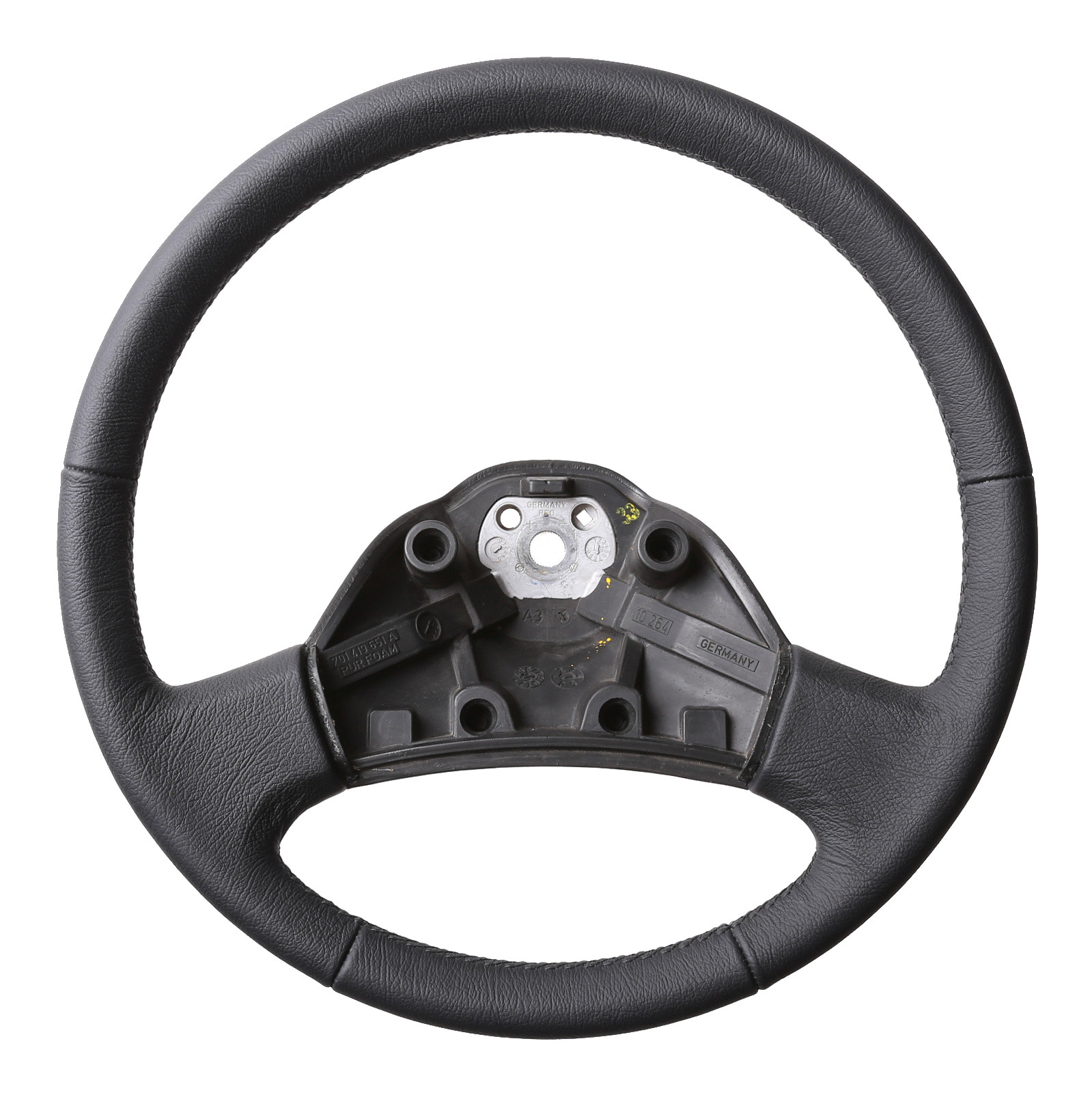 VW Lenkrad T4 bis Bj 1996 Klassisch nur genarbt Naht schwarz