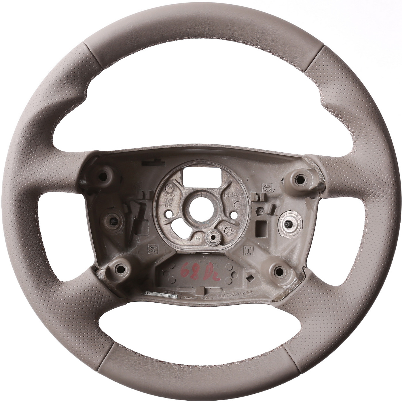 Audi Lenkrad A2 A3 A4 A6 A8 Jive Grau Daumenauflagen Kombibezug Naht grau