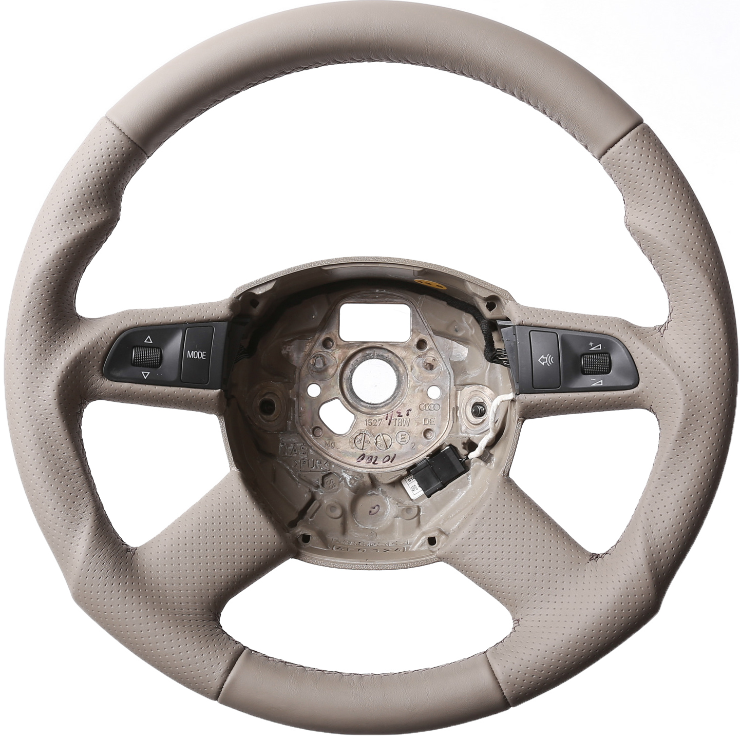 Audi Lenkrad A3 A4 A6 A8 Q5 Q7 beige Tuning Kombibezug Naht beige