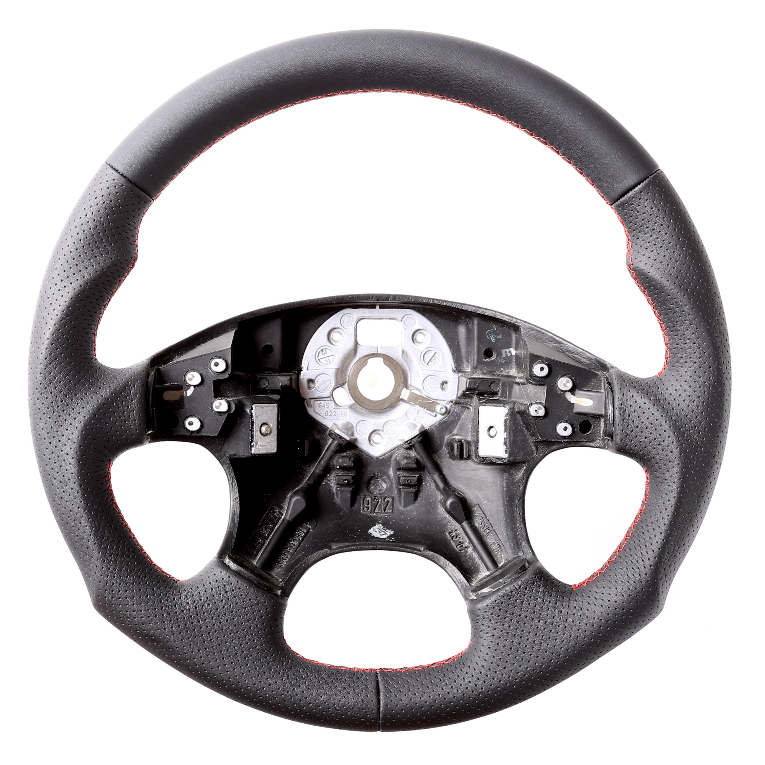 VW Lenkrad Golf 3 Passat 35i Tuning Kombibezug Naht rot