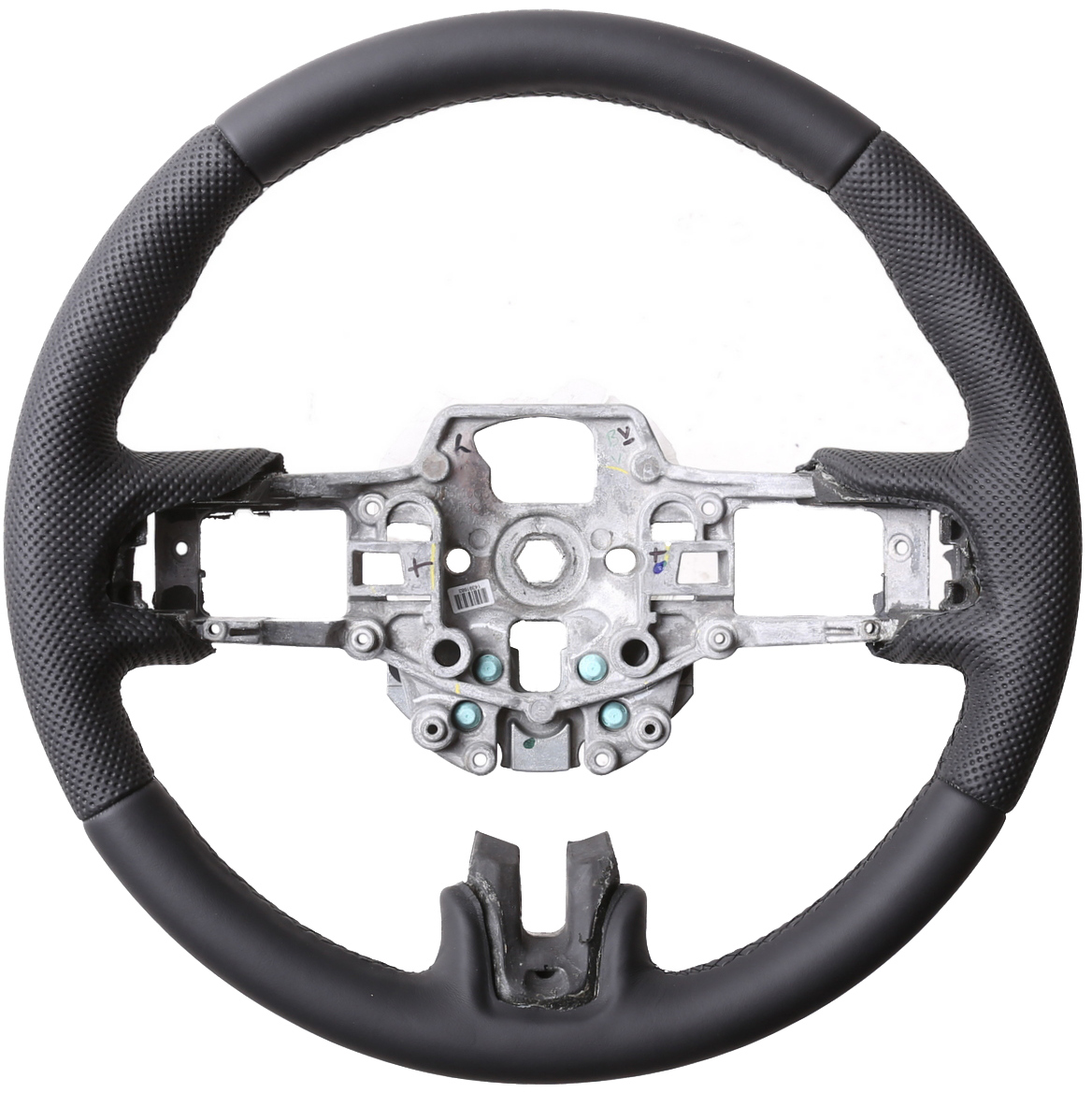 Ford Mustang Lenkrad Kombibezug Naht schwarz