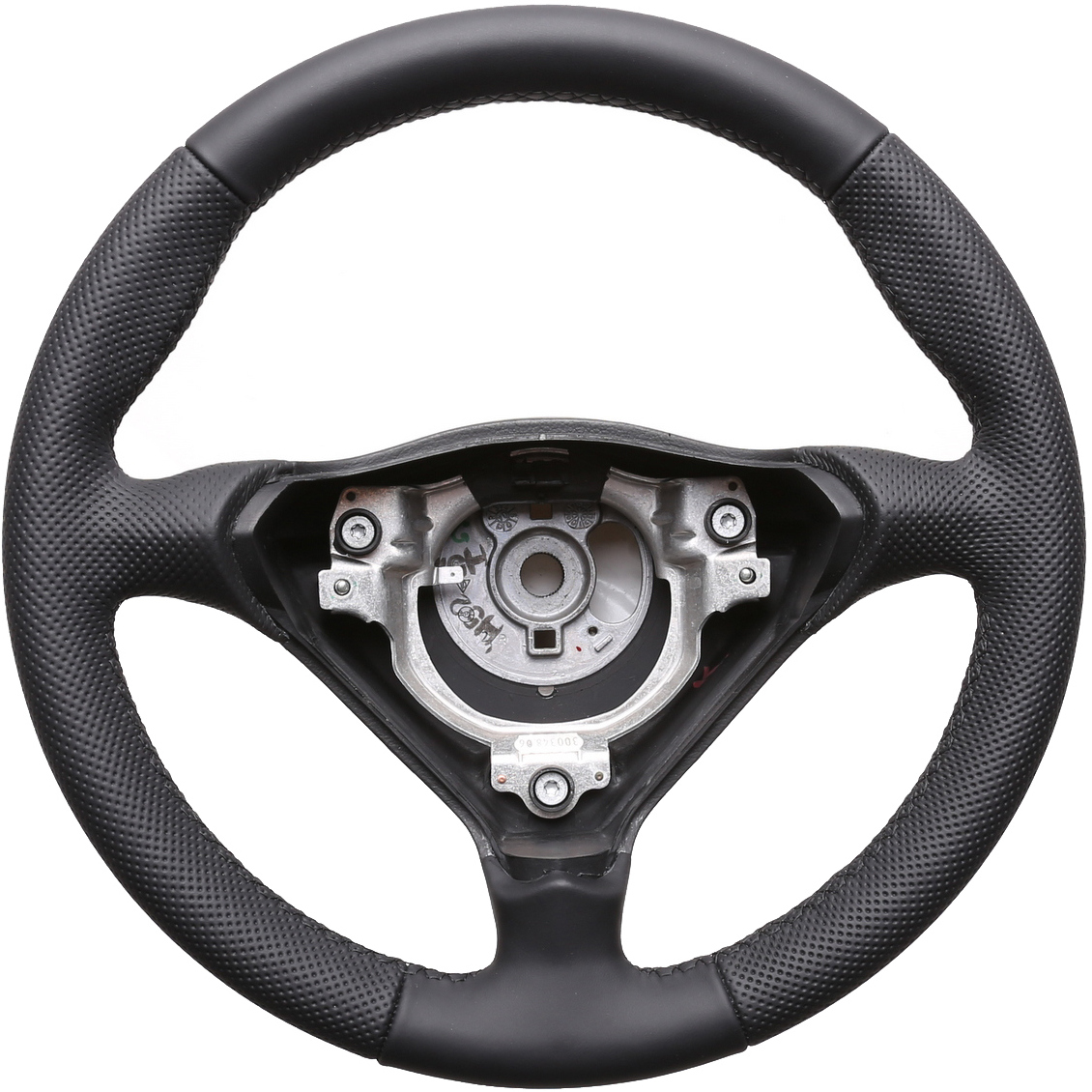 Porsche Lenkrad 911 993 996 986 Boxster Sport Kombibezug inkl. Moosgummi Naht schwarz