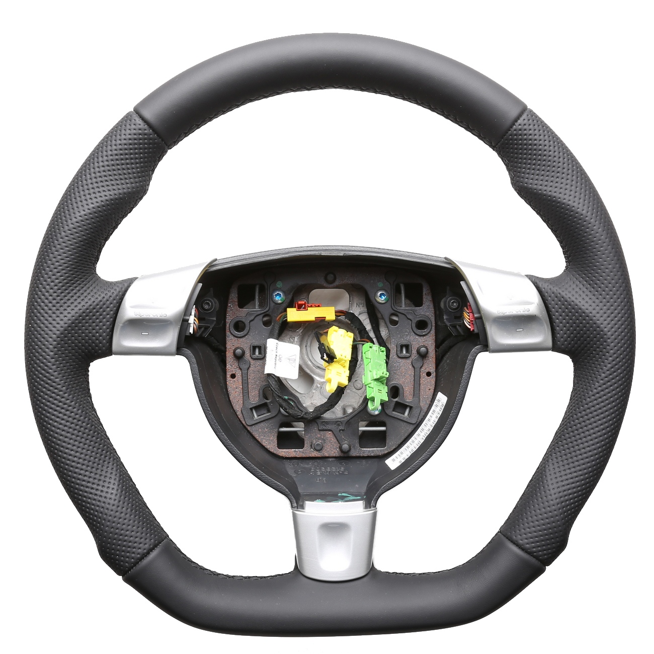 Porsche Lenkrad 911 997 Boxster Cayman 987 Abgeflacht Kombibezug Naht schwarz