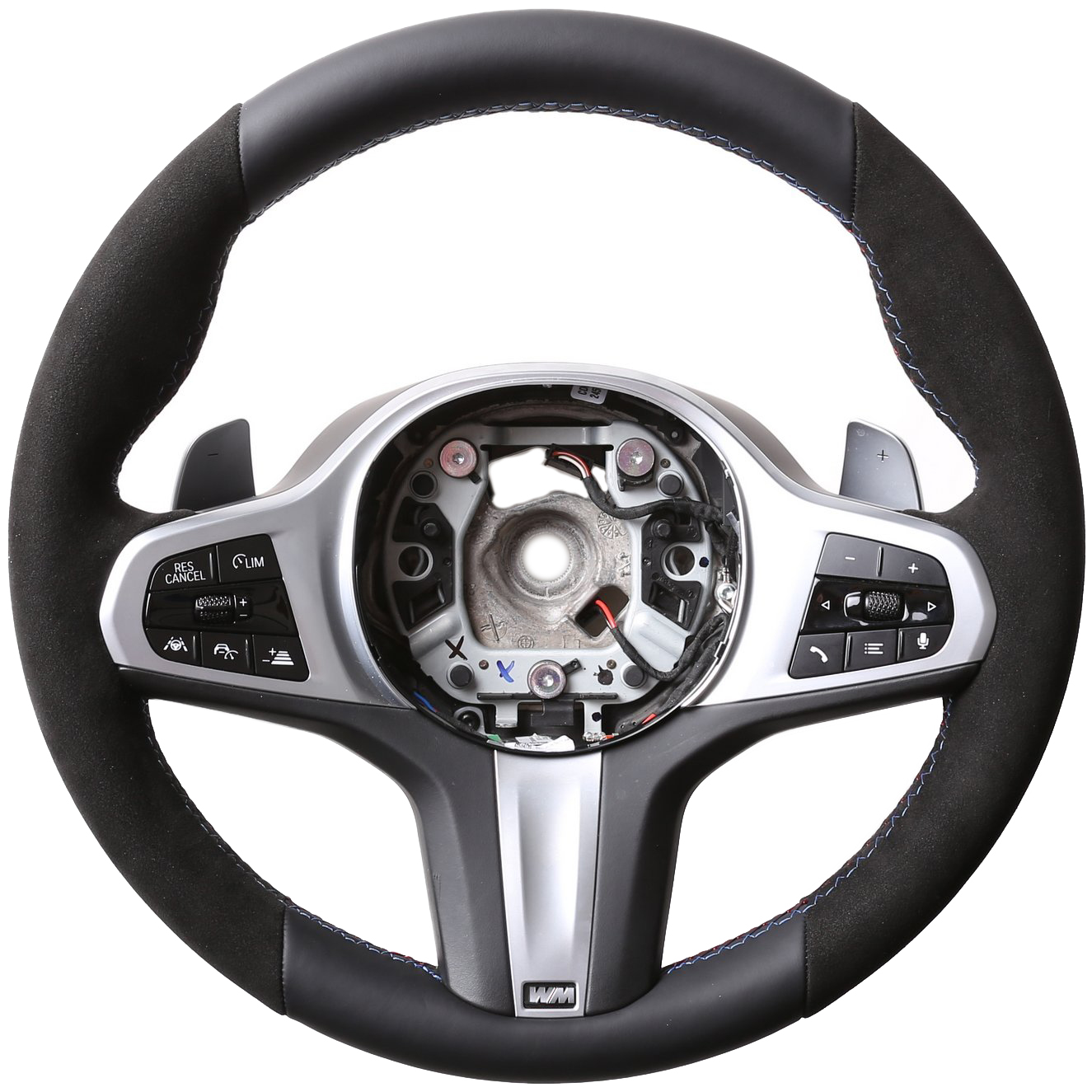 BMW Lenkrad G20 G21 G28 G22 G23 G30 G32 F40 F44 Kombibezug Alcantara M-Naht