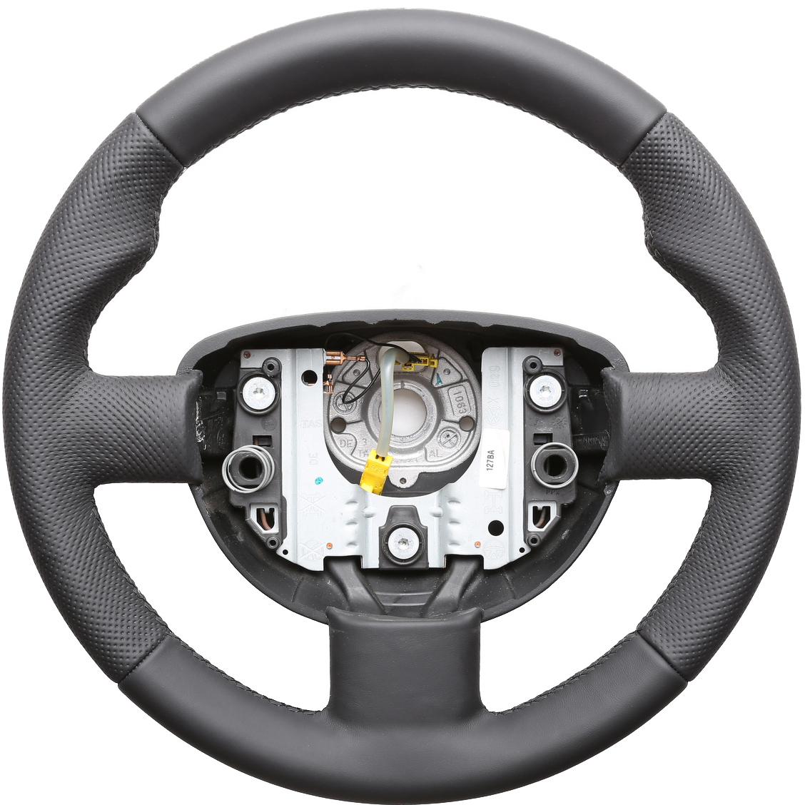 VW Lenkrad Beetle Daumenauflagen Kombibezug Naht schwarz