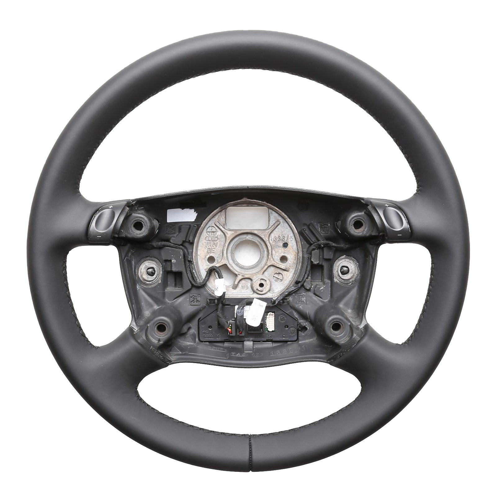 Audi Lenkrad A2 A3 A4 A6 A8 nur Nappa schwarz Naht schwarz