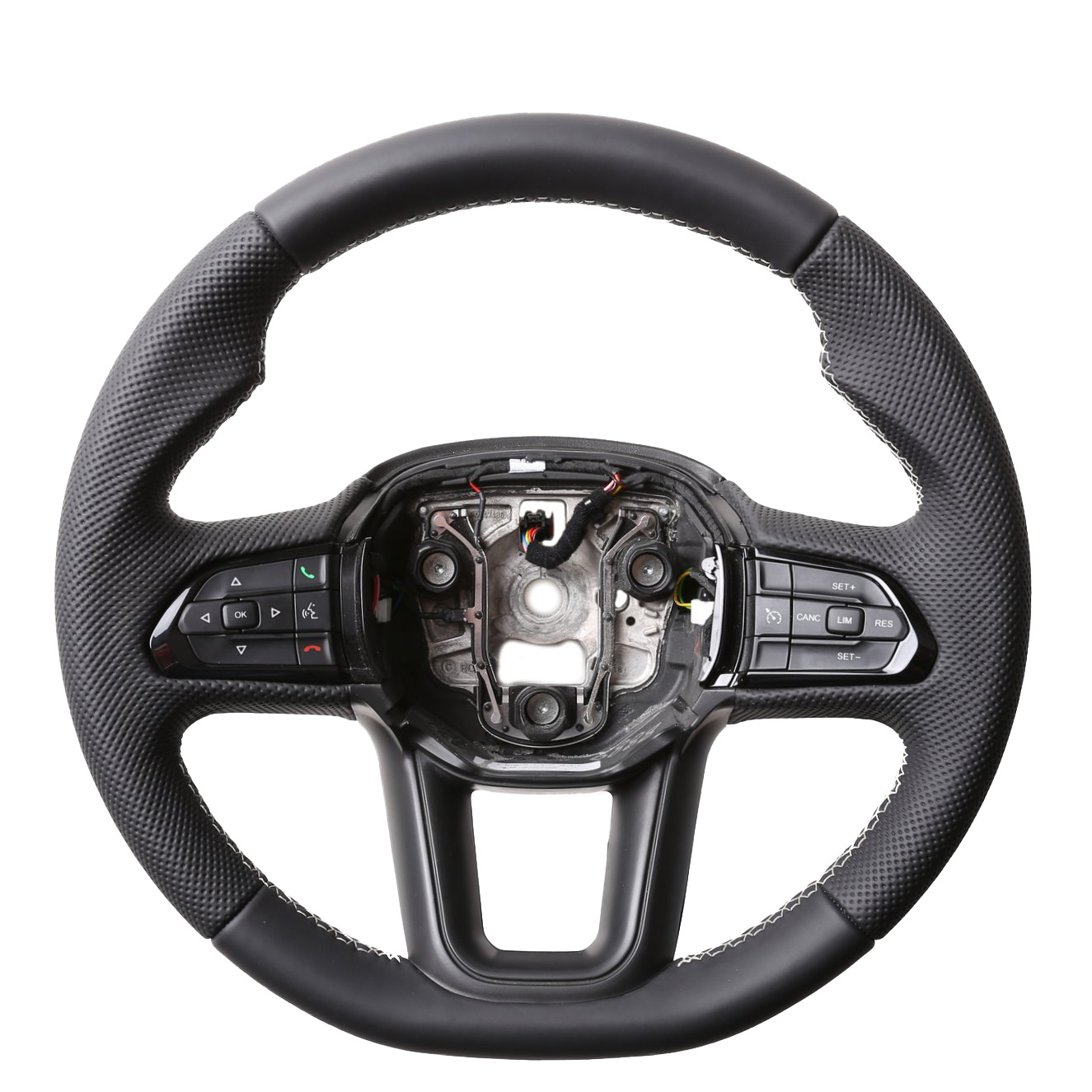 Fiat Lenkrad Ducato 8 Daumenauflagen Kombibezug Naht silber