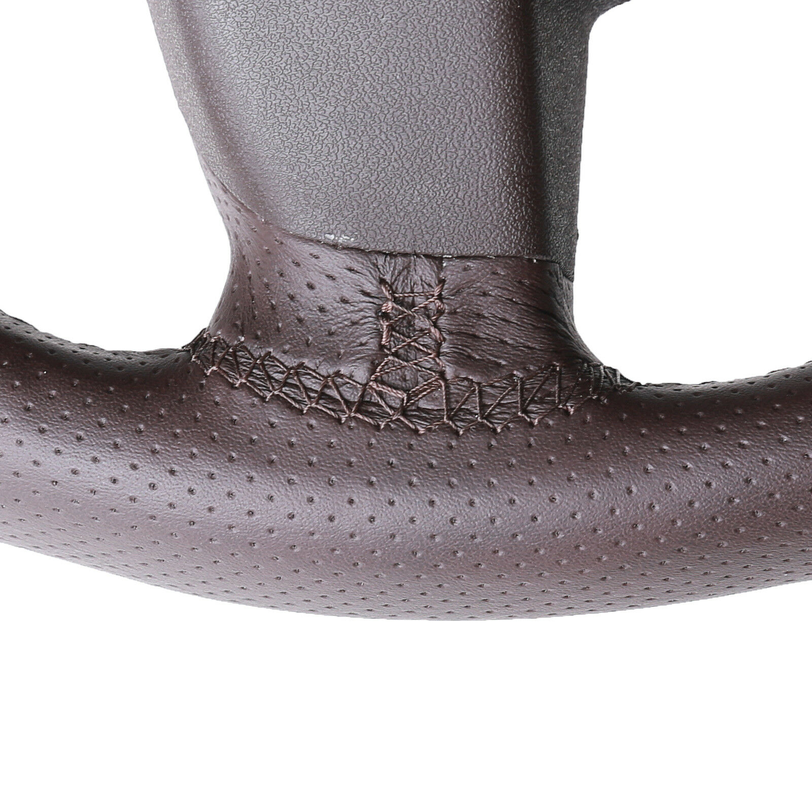 Mercedes Lenkrad C Klasse W166 ML X166 GL GLE W463 braun Kombibezug Naht braun Speichen