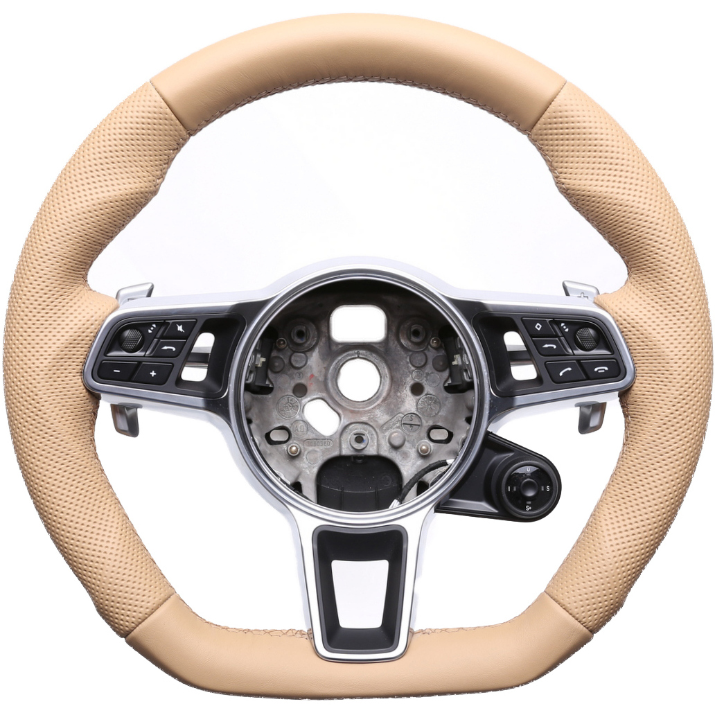 Porsche Lenkrad Macan 911 991 918 Spyder Boxter Carrera Cayenne Cayman Panamera Abgeflacht