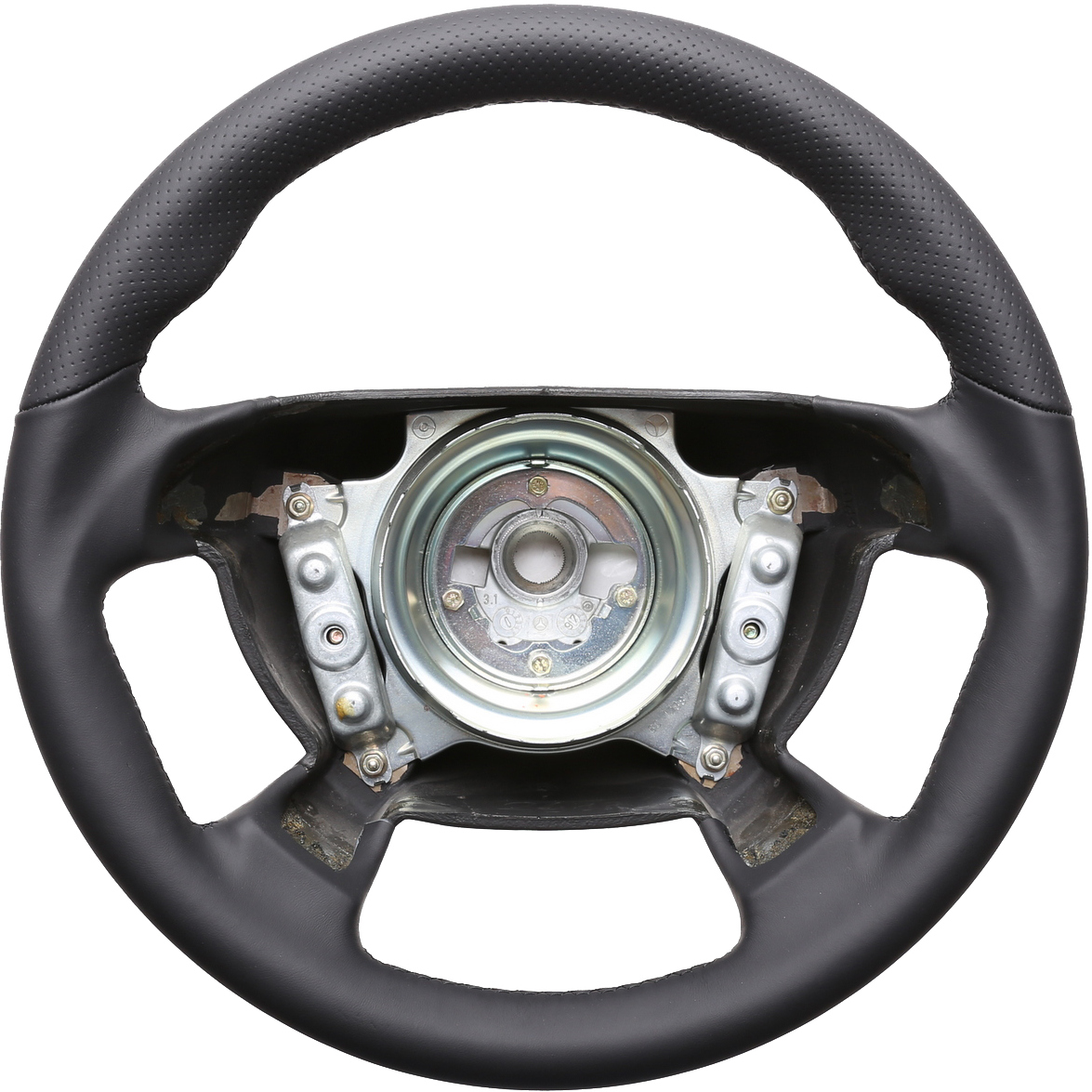 Mercedes Lenkrad CLK W208 SLK R170 SL R129 W202 AMG Kombibezug Naht schwarz