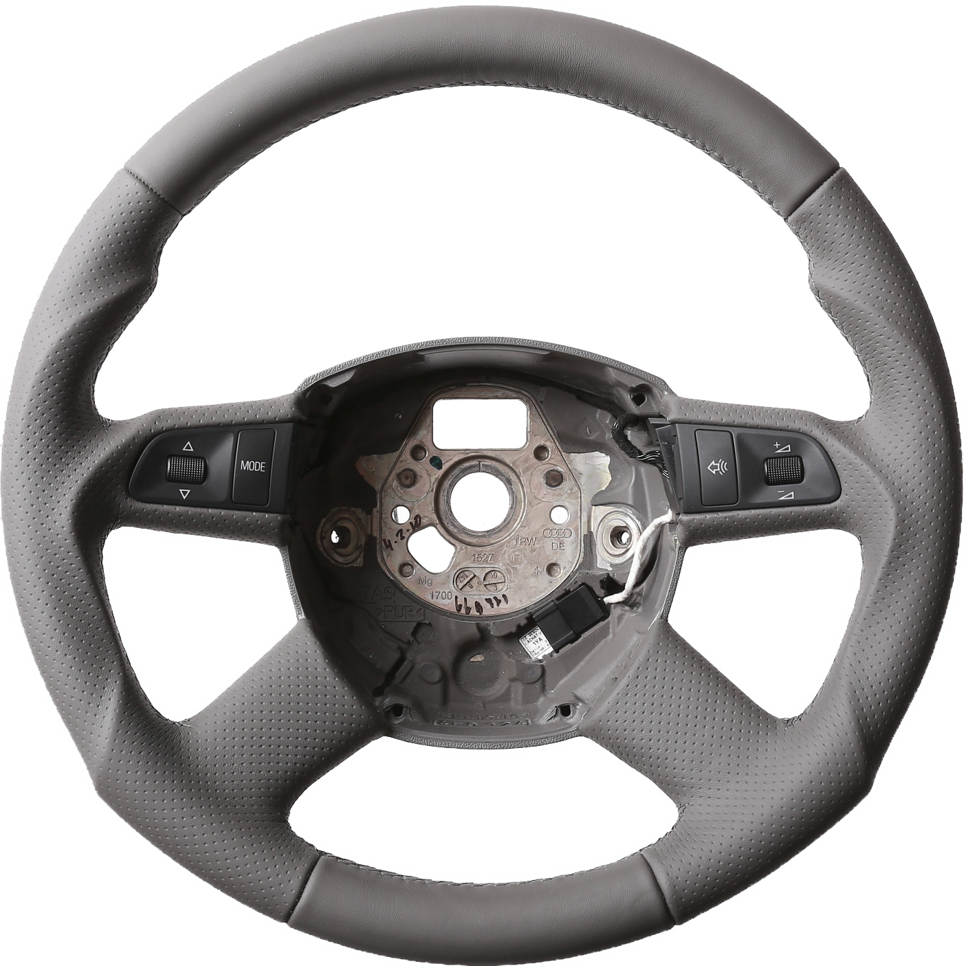 Audi Lenkrad A3 A4 A6 A8 Q5 Q7 grau Tuning Kombibezug Naht grau