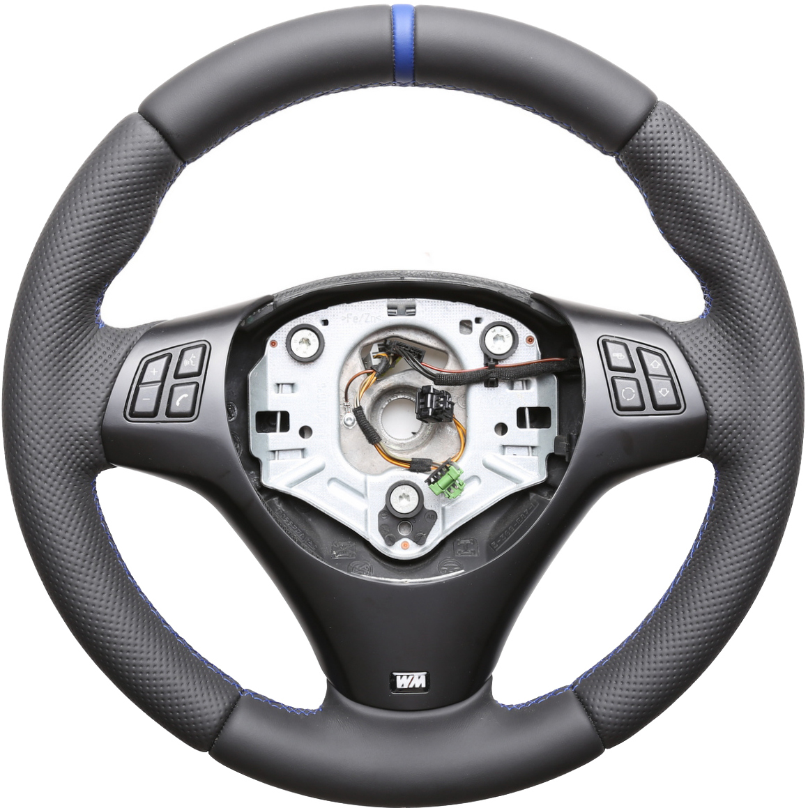 BMW Lenkrad E81 E82 E84 X1 E87 E88 E90 E91 E92 E93 Sport Klassisch Kombibezug 12 Uhr Markierung