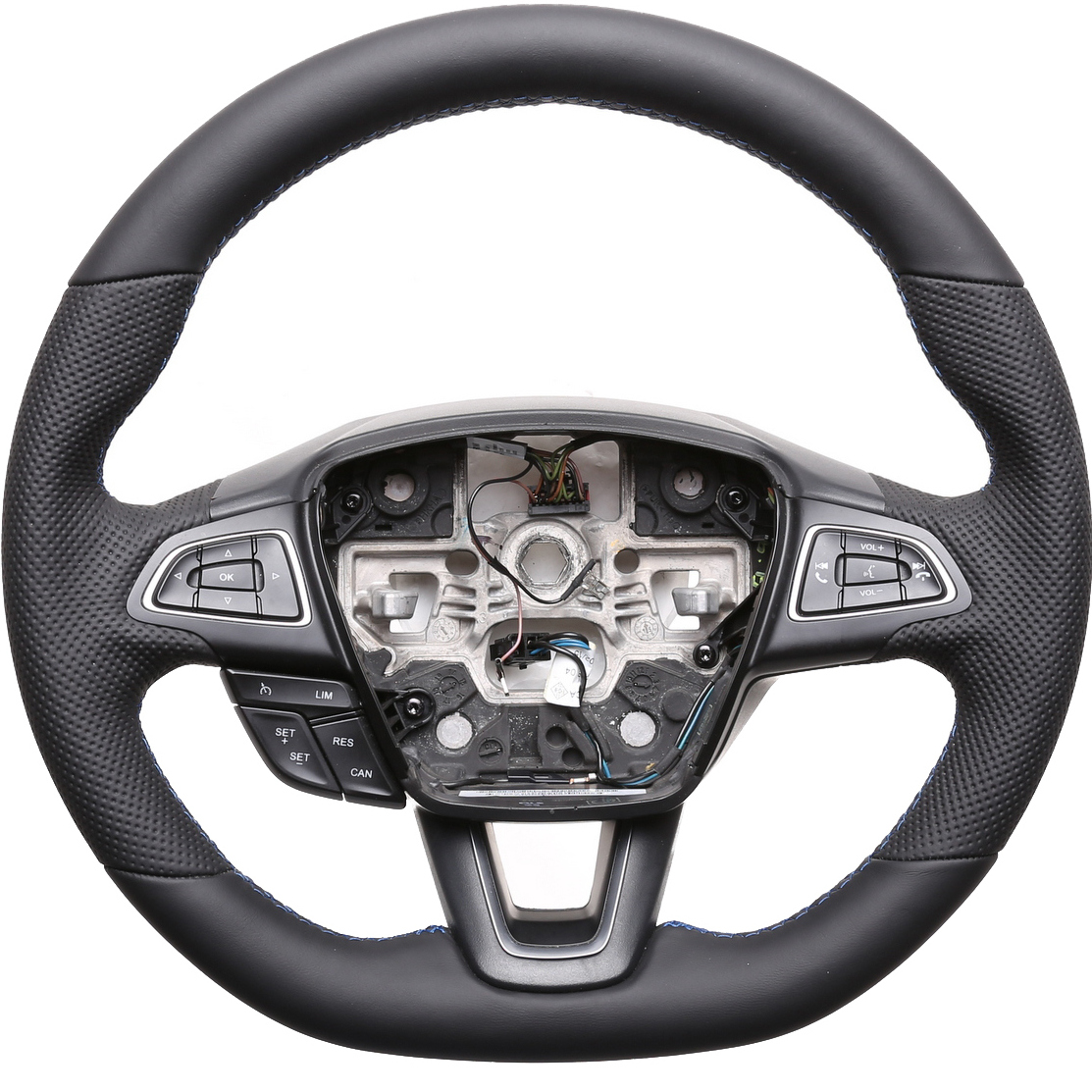 Ford Lenkrad Focus ST EcoSport Escape Grand C-Maxx Kuga Kombibezug Naht blau