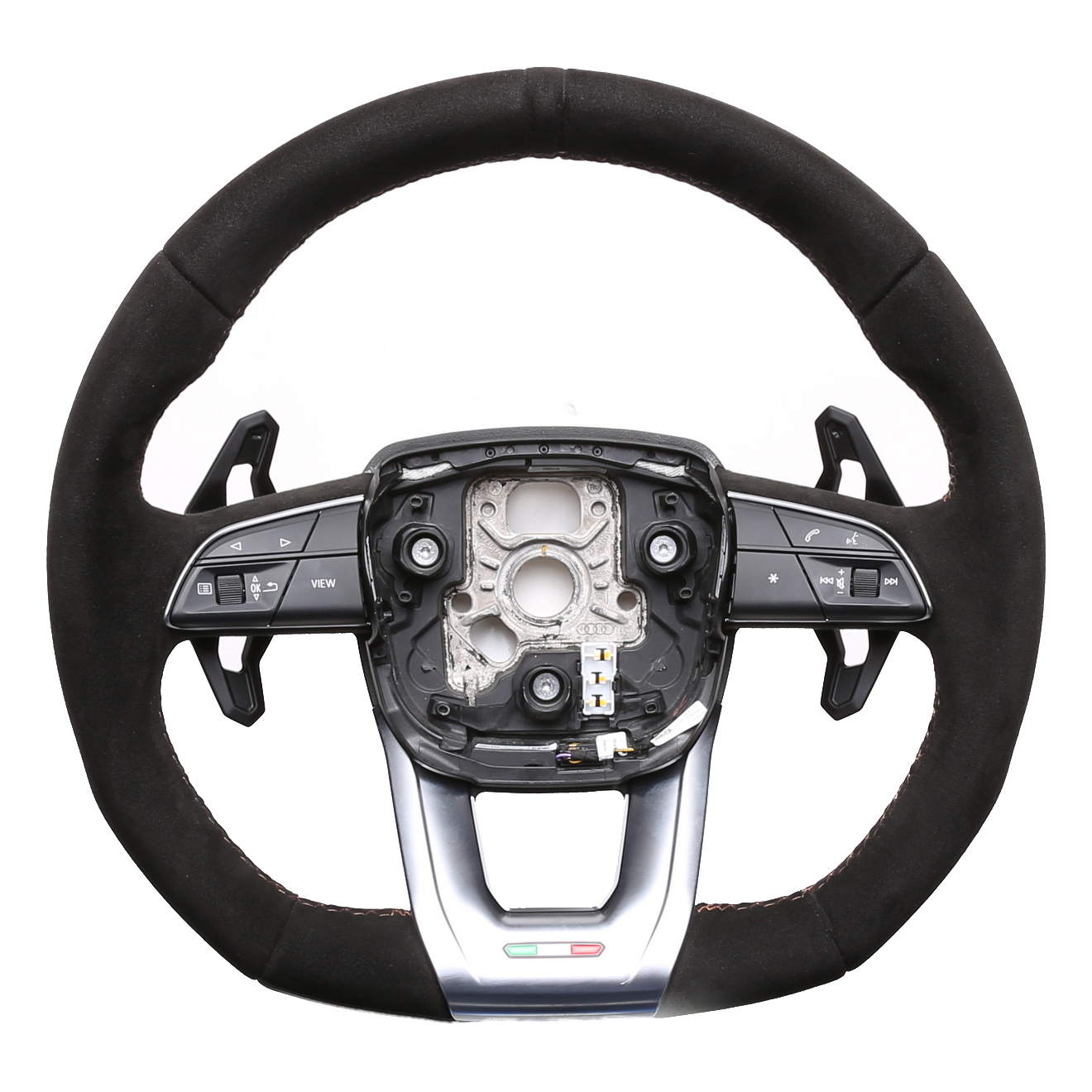 Lamborghini Lenkrad Urus Alcantara 12 Uhr Markierung Naht braun