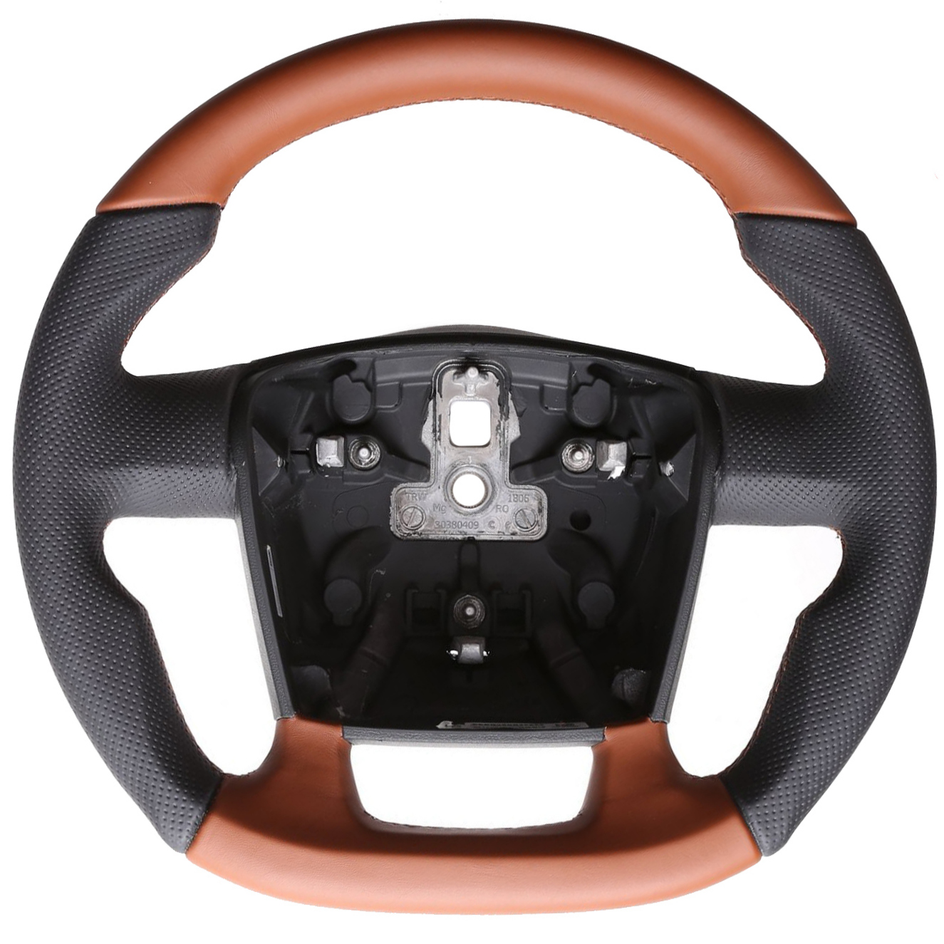 Fiat Ducato Peugeot Boxer Citroen Jumper Abgeflacht NEU Bicolorbezug braun Naht braun