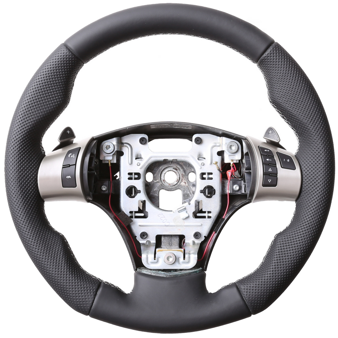 Chevrolet Corvette Lenkrad C6 Tuning NEU Kombibezug Naht silber