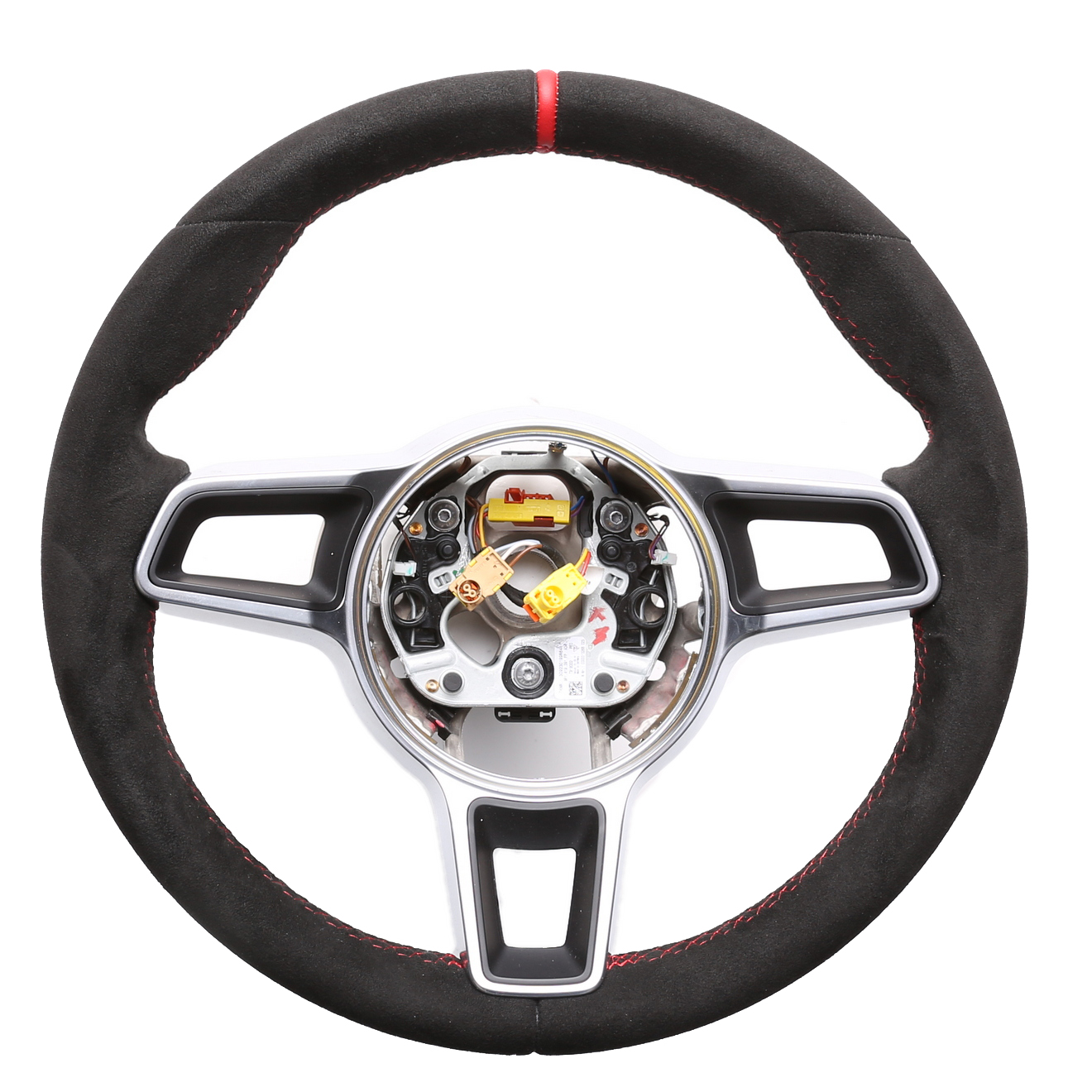 Porsche Lenkrad Macan 911 991 918 Spyder Boxter Carrera Cayman Panamera Alcantara 12 Uhr Markierung