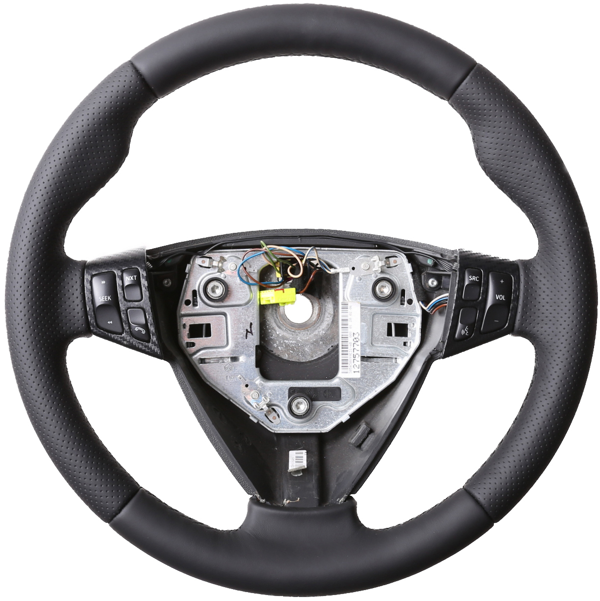 Saab Lenkrad 9-3 9-5 Kombibezug Naht schwarz inkl. Moosgummi