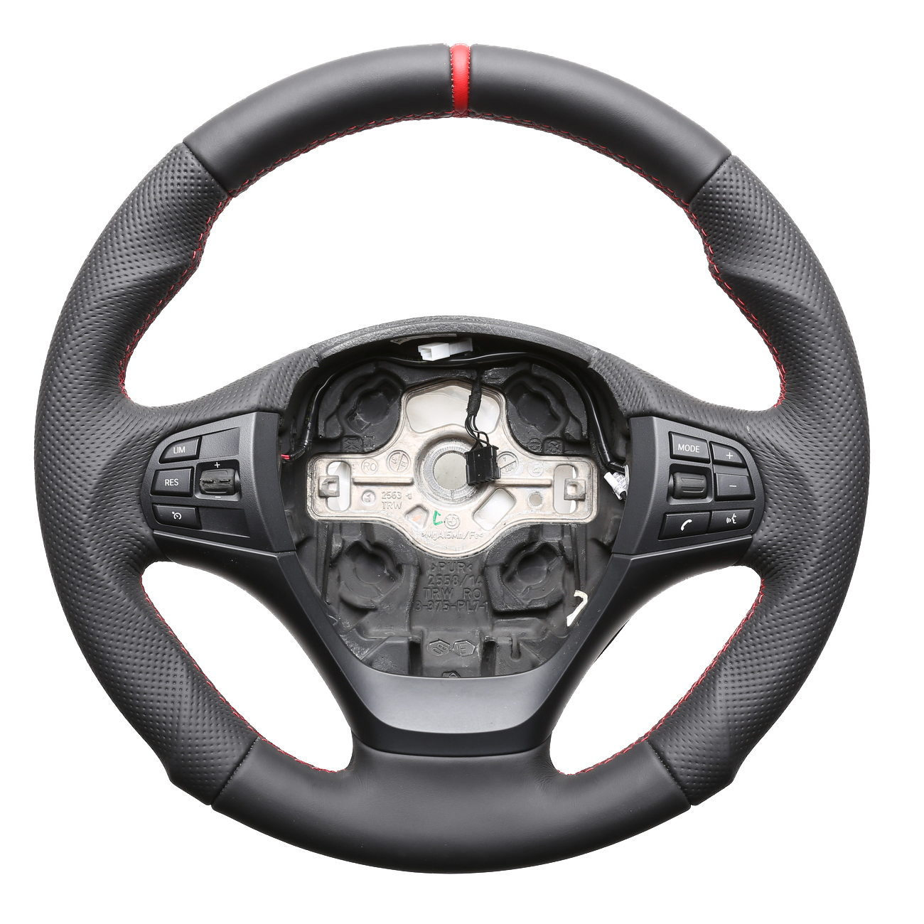 BMW Lenkrad F15 F20 F21 F22 F30 F31 F32 F33 F34 Leder Lenkrad Tuning Kombibezug 12 Uhr Markierung