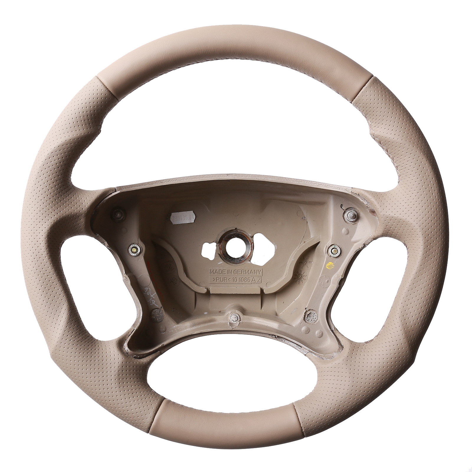 Mercedes Lenkrad C219 CLS SL R230 CLK W209 Perle dunkel Tuning Kombibezug Naht beige
