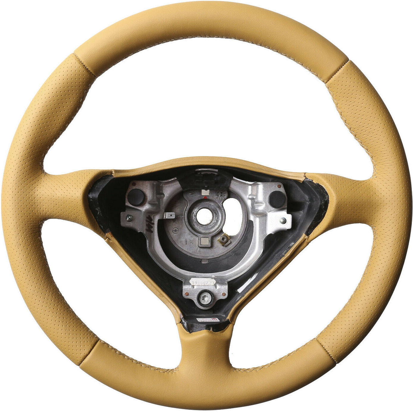 Porsche Lenkrad 911 993 996 986 Boxster Sport savannabeige Kombibezug Naht beige