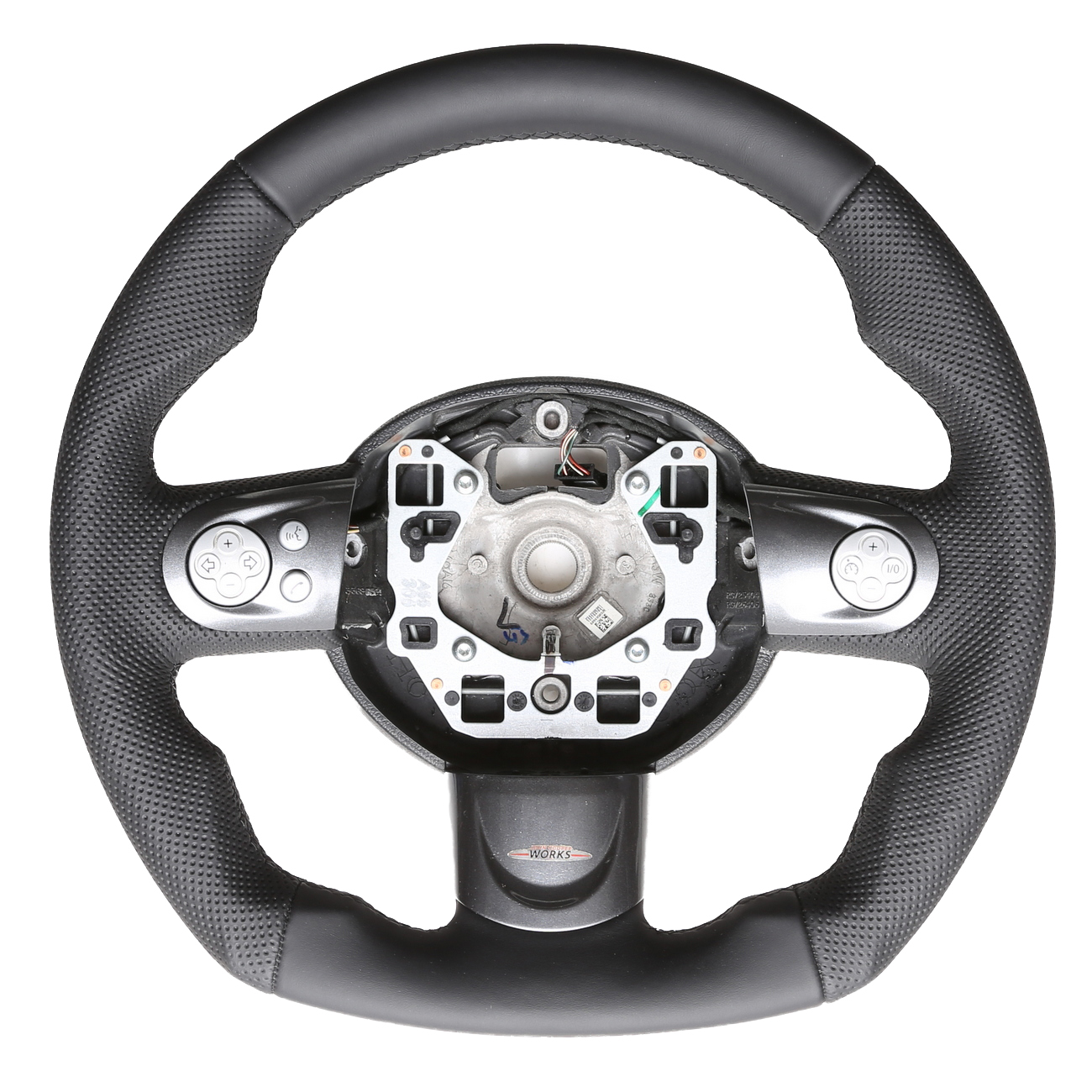 Mini Lenkrad One Mini Cooper R55 R56 R57 Abgeflacht NEU Kombibezug Naht schwarz