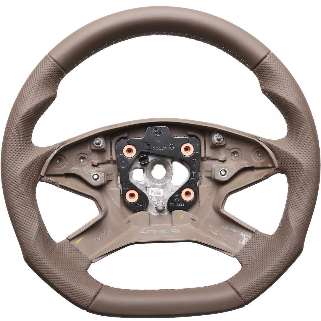 Mercedes Lenkrad W164 ML W212 S212 E Klasse braun Abgeflacht Kombibezug Naht braun