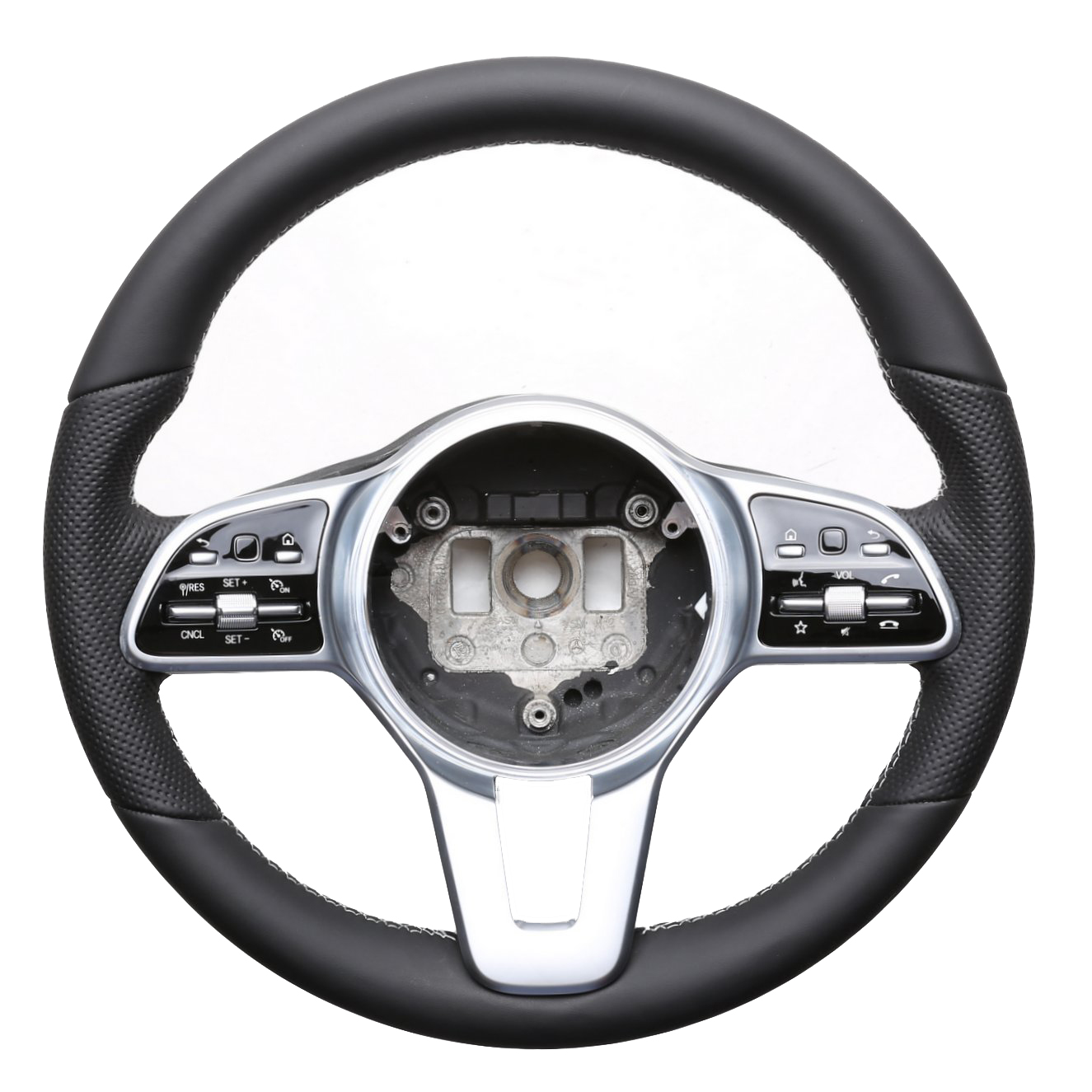 Mercedes Lenkrad B GLA GLE Klasse Sprinter W247 H247 C167 B907 Kombibezug Naht silber