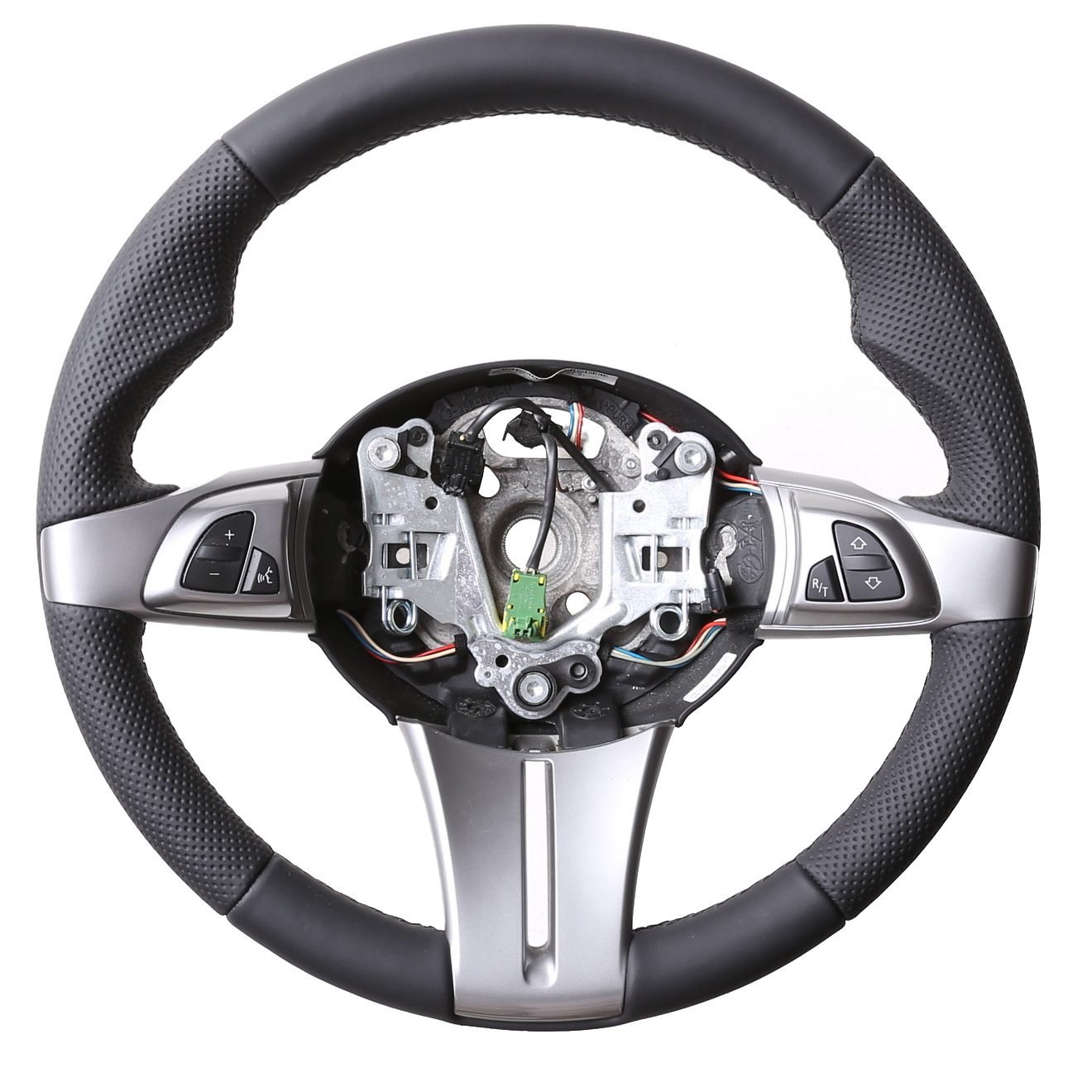 BMW Lenkrad E85 Z4 Sport Daumenauflagen Kombibezug Naht schwarz