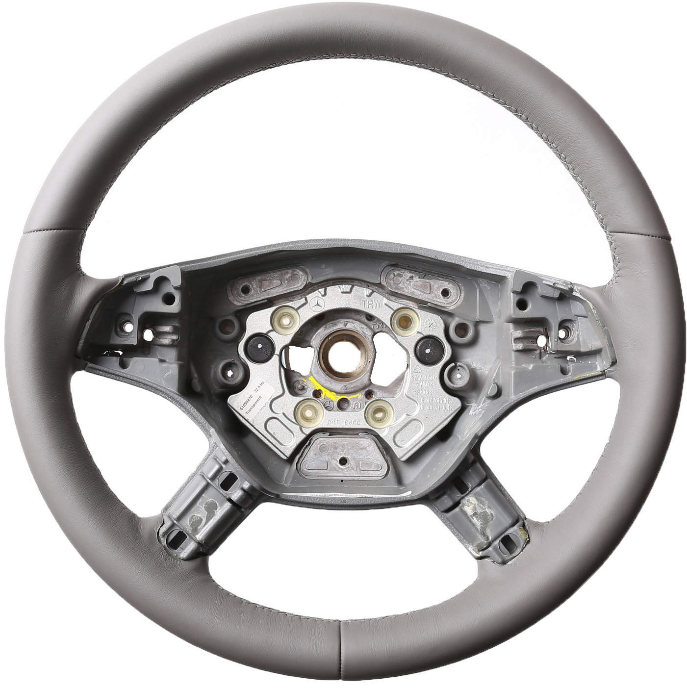 Mercedes Lenkrad W164 ML X164 GL W251 Klassisch grau nur Nappa Naht grau