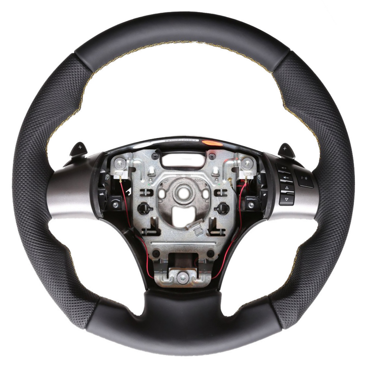 Chevrolet Corvette Lenkrad C6 Tuning NEU Kombibezug Naht gelb