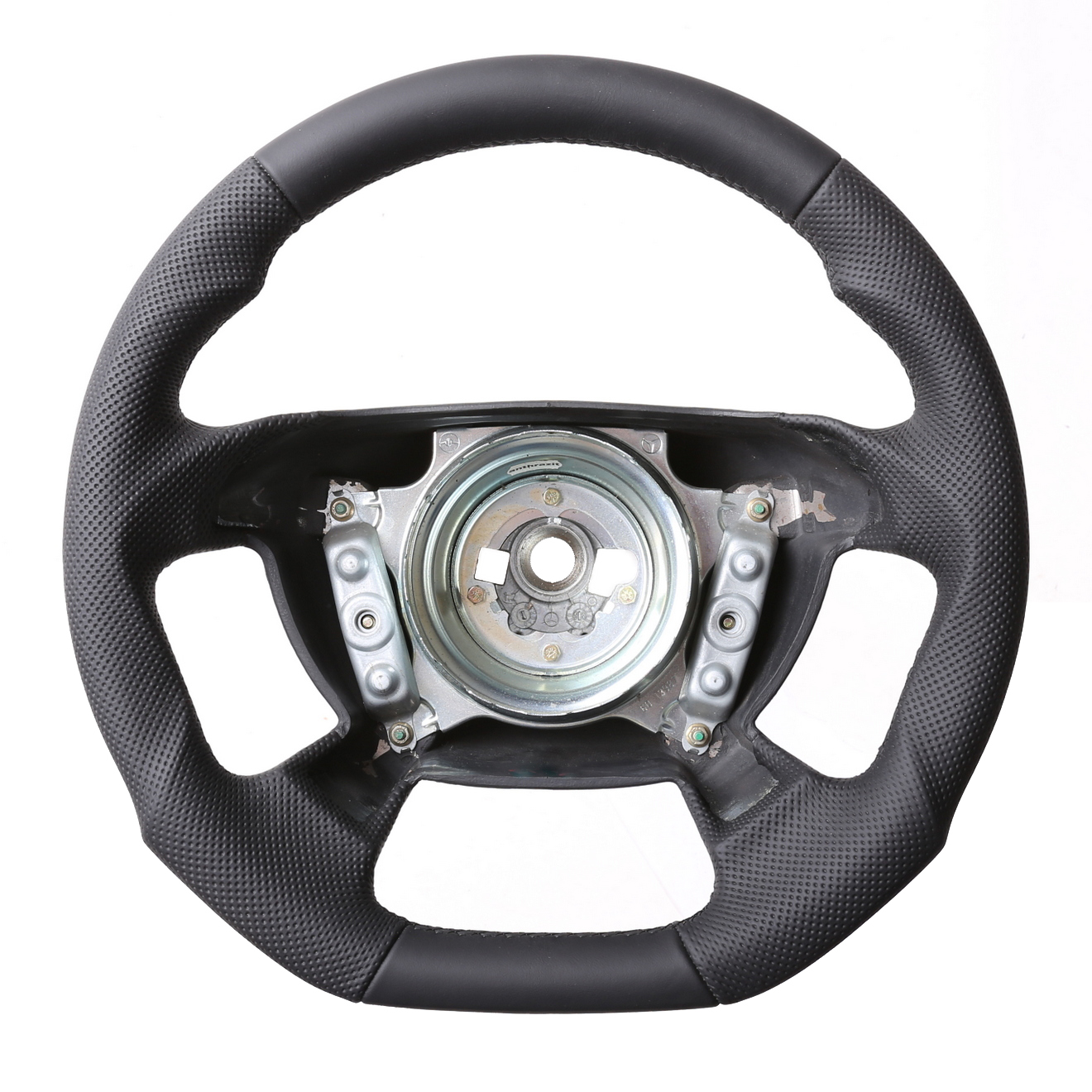 Mercedes Lenkrad CLK W208 SLK R170 SL R129 W202 Abgeflacht Kombibezug Naht schwarz