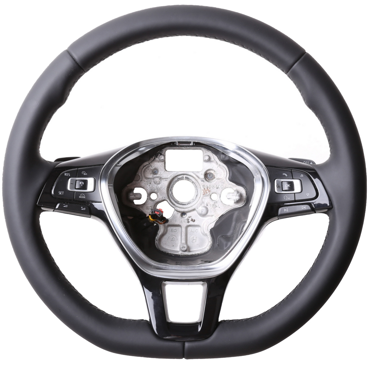 VW Lenkrad Golf 7 Passat B8 T6 Arteon Amarok Caddy MAN TGE nur Nappa Naht schwarz