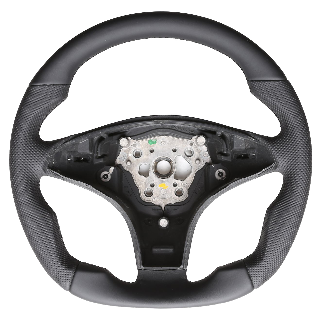 Mercedes Lenkrad CL 203 C219 CLS SLK R230 R171 Abgeflacht NEU Kombibezug Naht schwarz