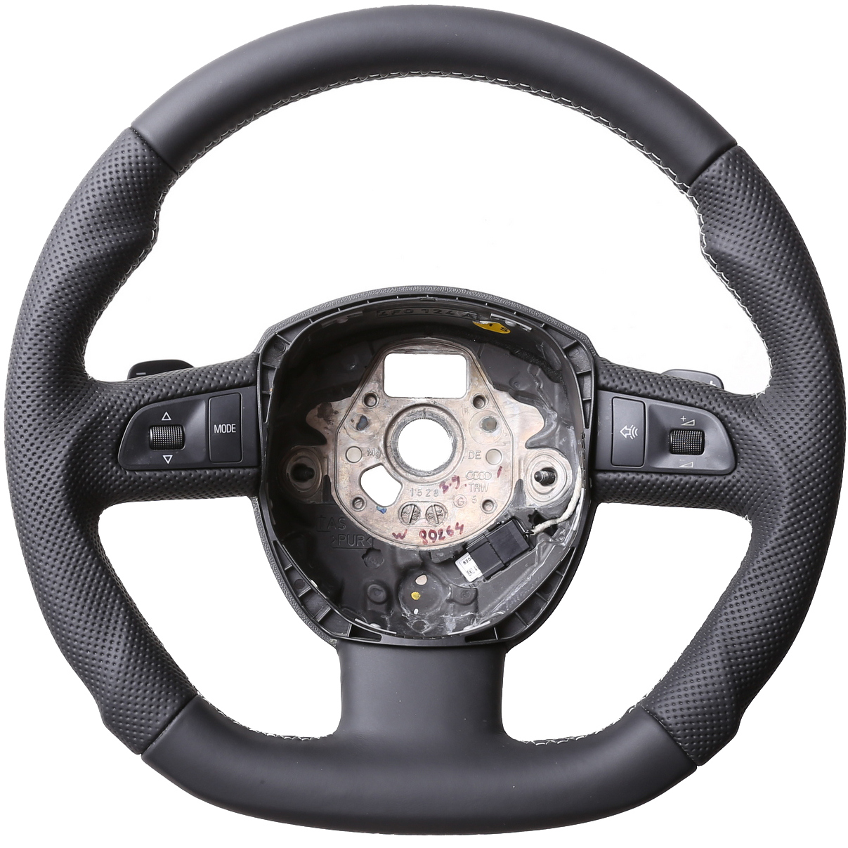 Seat Lenkrad Exeo Abgeflacht Kombibezug Naht silber