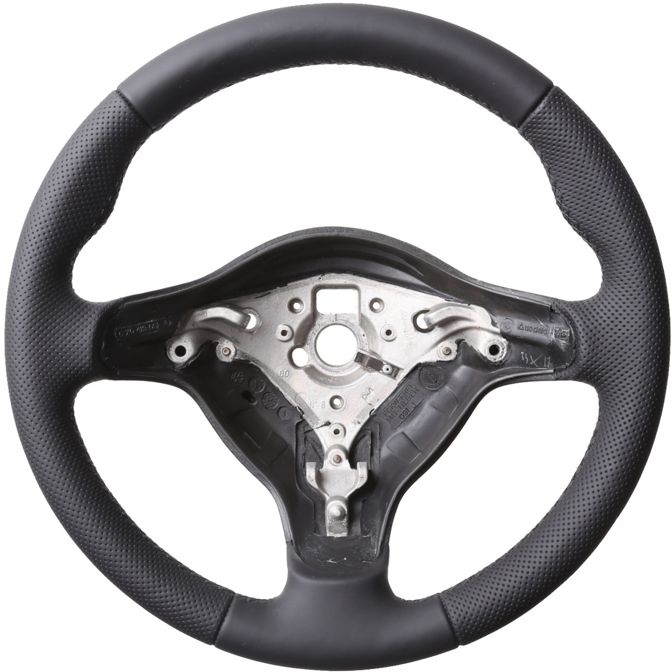 VW Lenkrad Polo 6N2 Lupo 6N Daumenauflagen Kombibezug Naht schwarz