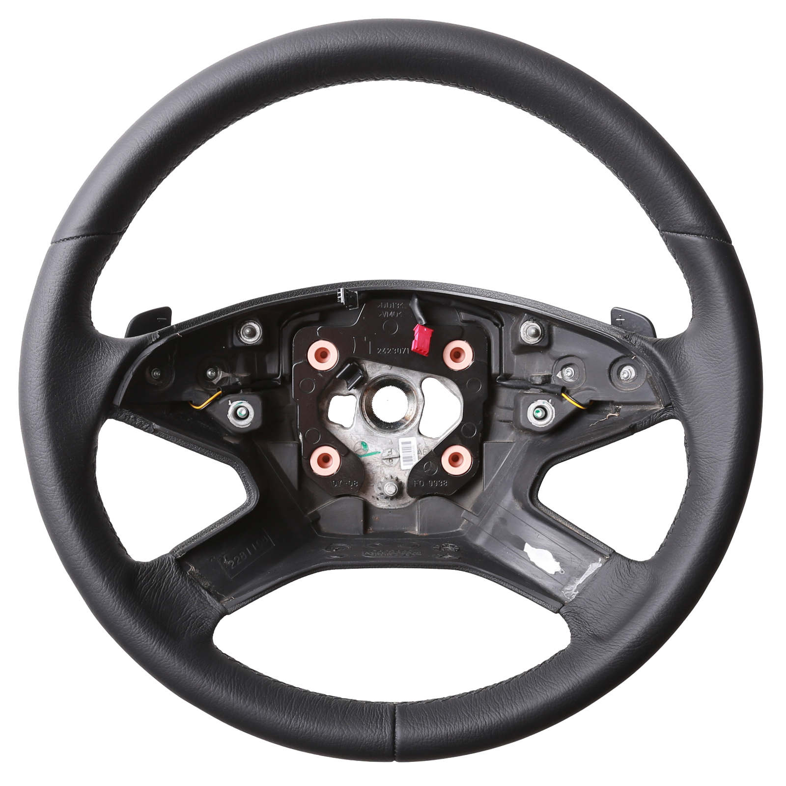 Mercedes Lenkrad W164 ML W212 S212 E Klasse nur genarbt Naht schwarz