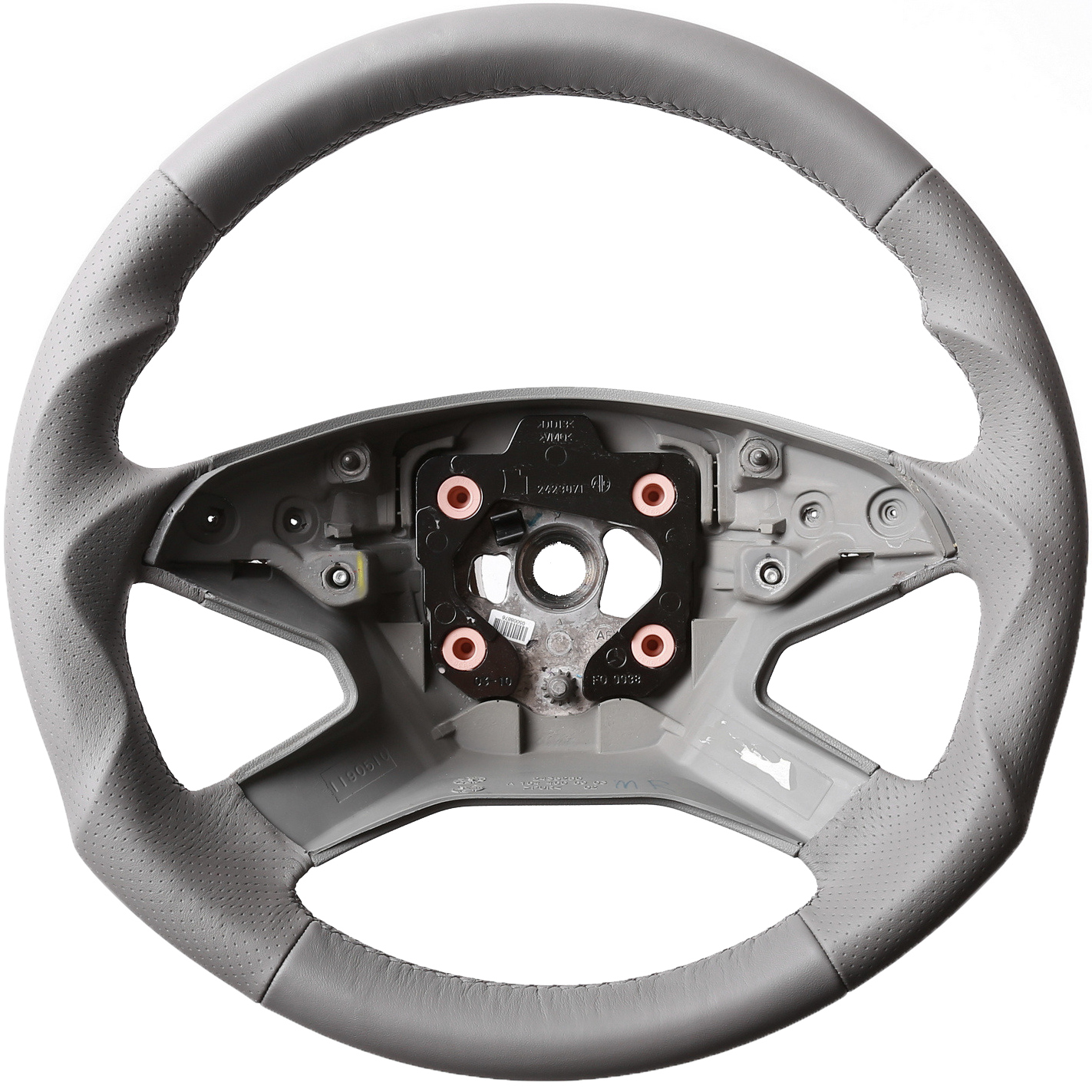 Mercedes Lenkrad E Klasse W164 ML W212 S212 grau Tuning Kombibezug Naht grau