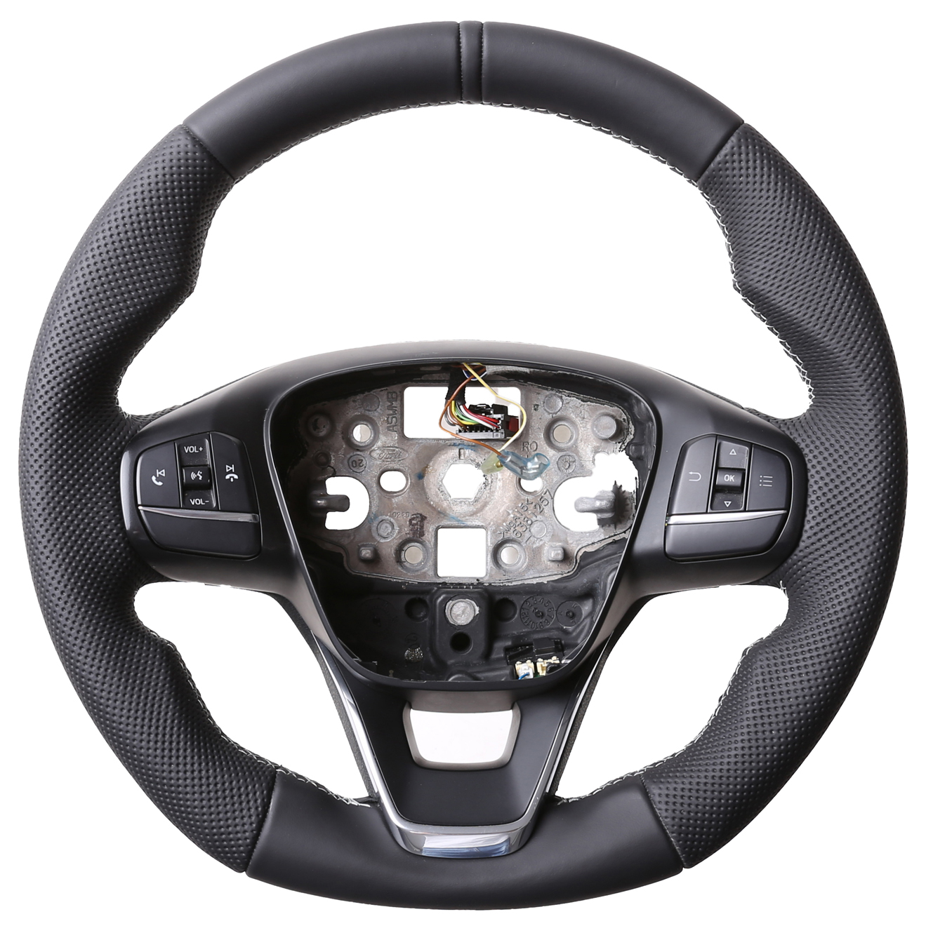 Ford Lenkrad Fiesta Focus Puma Transit Custom Tourneo Abgeflacht Kombibezug 12 Uhr Markierung